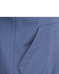dunkelblauer bedruckter Pullover mit einem Kapuze von Nike SB