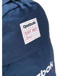 dunkelblauer bedruckter Rucksack von Reebok