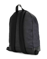 dunkelblauer bedruckter Rucksack von Bally