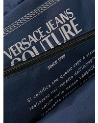 dunkelblauer bedruckter Rucksack von VERSACE JEANS COUTURE