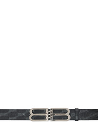 dunkelblauer bedruckter Segeltuchgürtel von Balenciaga