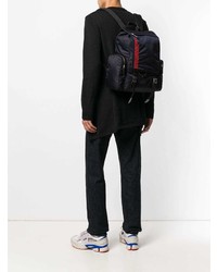 dunkelblauer bestickter Rucksack von Calvin Klein 205W39nyc