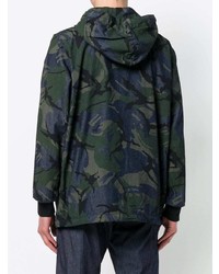 dunkelblauer Camouflage Pullover mit einem Kapuze von G Star