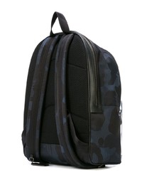 dunkelblauer Camouflage Rucksack von Coach