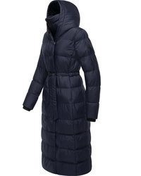 dunkelblauer Daunenmantel von Ragwear
