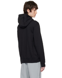 dunkelblauer Fleece-Pullover mit einem Kapuze von Nike