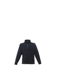 dunkelblauer Fleece-Pullover mit einem Reißverschluss am Kragen von Regatta