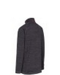 dunkelblauer Fleece-Pullover mit einem Reißverschluss am Kragen von Trespass