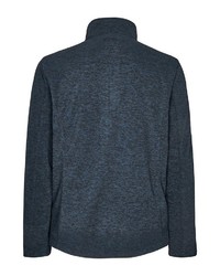 dunkelblauer Fleece-Pullover mit einem Reißverschluß von Killtec