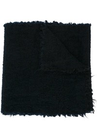 dunkelblauer geflochtener Schal von Faliero Sarti