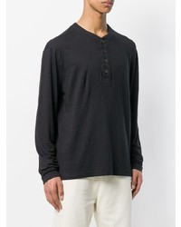 dunkelblauer Henley-Pullover von Common Wild