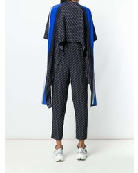 dunkelblauer horizontal gestreifter Jumpsuit von Stella McCartney