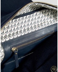 dunkelblauer horizontal gestreifter Rucksack von Tommy Hilfiger