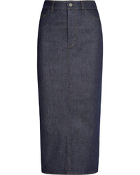 dunkelblauer Jeans Bleistiftrock von Victoria Beckham