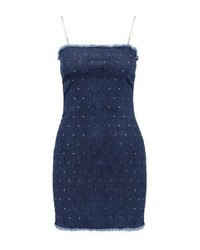 dunkelblauer Jeans Kleiderrock von Jaded London