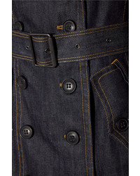 dunkelblauer Jeans Trenchcoat von Burberry