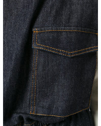 dunkelblauer Jumpsuit aus Jeans von MM6 MAISON MARGIELA