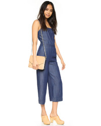 dunkelblauer Jumpsuit aus Jeans von Club Monaco