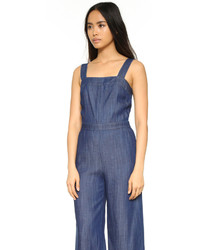 dunkelblauer Jumpsuit aus Jeans von Club Monaco