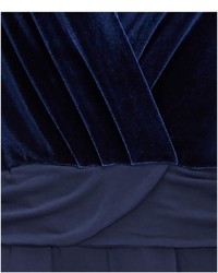 dunkelblauer Jumpsuit aus Samt von Joe Browns