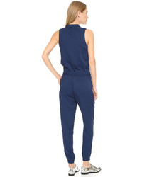 dunkelblauer Jumpsuit