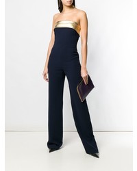 dunkelblauer Jumpsuit von Ralph Lauren Collection