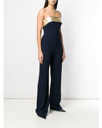 dunkelblauer Jumpsuit von Ralph Lauren Collection