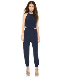 dunkelblauer Jumpsuit