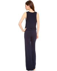 dunkelblauer Jumpsuit von Young Fabulous & Broke