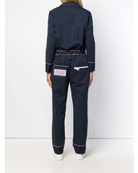 dunkelblauer Jumpsuit von Mira Mikati