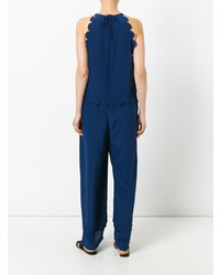 dunkelblauer Jumpsuit von RED Valentino