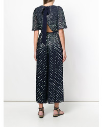 dunkelblauer Jumpsuit von Temperley London