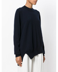 dunkelblauer Kaschmirpullover von Jil Sander