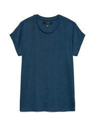 dunkelblauer Kurzarmpullover von Vero Moda
