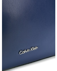dunkelblauer Leder Rucksack von Calvin Klein 205W39nyc