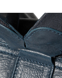 dunkelblauer Leder Rucksack von Balenciaga