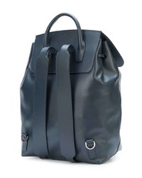 dunkelblauer Leder Rucksack von Mansur Gavriel