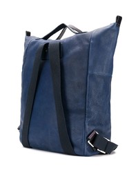 dunkelblauer Leder Rucksack von Ally Capellino