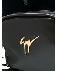 dunkelblauer Leder Rucksack von Giuseppe Zanotti Design