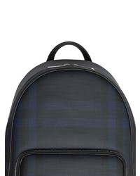 dunkelblauer Leder Rucksack von Burberry