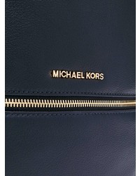 dunkelblauer Leder Rucksack von MICHAEL Michael Kors