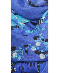 dunkelblauer leichter Schal von Diane von Furstenberg