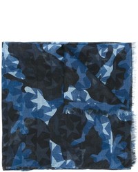 dunkelblauer leichter Schal von Valentino Garavani