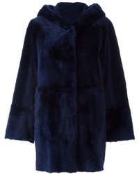dunkelblauer Mantel von Drome