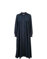 dunkelblauer Mantel von Ganni