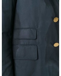 dunkelblauer Mantel von Thom Browne