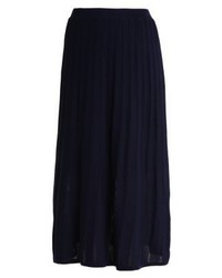dunkelblauer Midirock von The Kooples