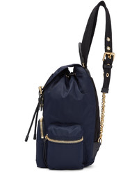 dunkelblauer Nylon Rucksack von Burberry