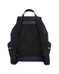 dunkelblauer Nylon Rucksack von Burberry