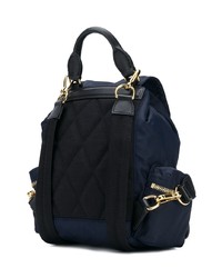 dunkelblauer Nylon Rucksack von Burberry